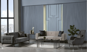 Salon ORLANDO - Set 3+3+1 (Livraison et Montage Inclus)
