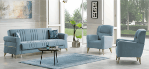 Salon OSCAR - Set 3+3+1 (Livraison et Montage Inclus)