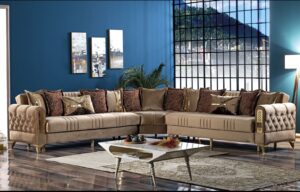 SOLO Canapé Angle 7 places avec coffre et convertible - (Livraison et Montage Inclus)