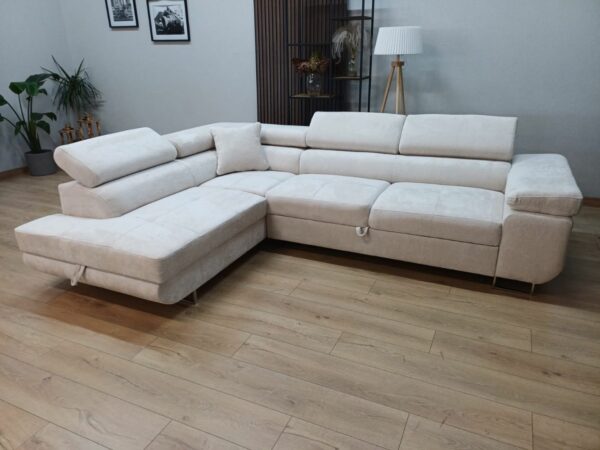 CANAPE TOULOUSE AD MARBELLA ANGLE DROIT CONVERTIBLE 275x205cm