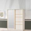 ARMOIRE 160 CM 2 PORTES COULISSANTES GIRONA