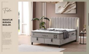Lit TESLA 160x200 avec matelas inclus