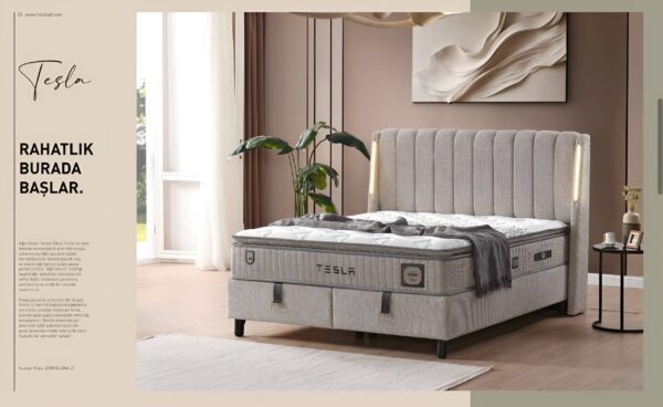 Lit TESLA 160x200 avec matelas inclus